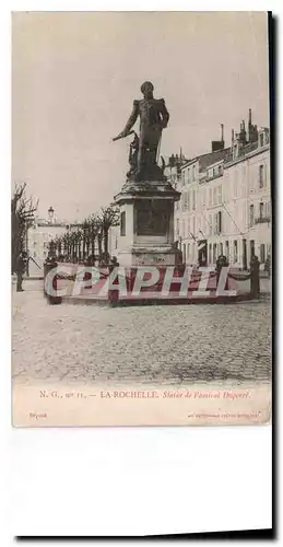 Cartes postales La Rochelle Statue de l'amiral