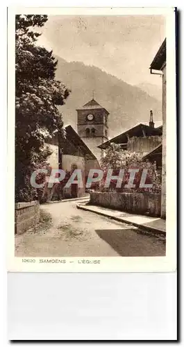 Cartes postales Samoens l'eglise