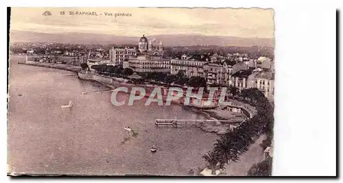 Cartes postales St Raphael vue generale