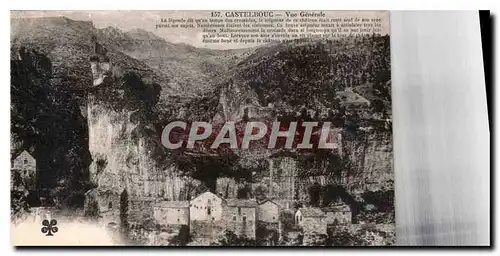 Cartes postales Castelbouc vue generale