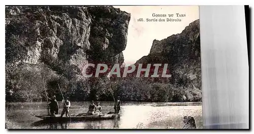 Cartes postales Gorges du Tarn Sortie des Detroits