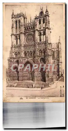 Cartes postales Amiens la Cathedrale