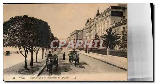 Cartes postales Nice Hotel Royal et la Promenade des Anglais