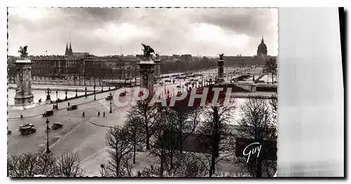 Ansichtskarte AK Paris et ses Merveilles le pont Alexandre III et l'esplanade des Invalides