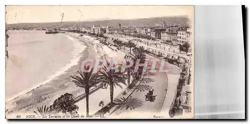 Cartes postales Nice les Terrasses et les Quais du Midi