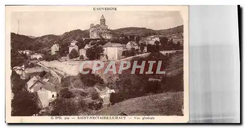 Cartes postales Saint Nectaire le Haut vue generale