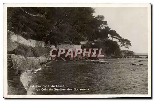 Cartes postales Environs de Toulon un coin du Sentier des Douaniers