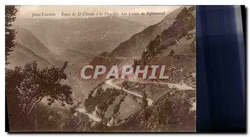 Cartes postales Jura Touriste route de St Claude a la Faucille les lacets de Septmoncel