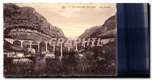 Cartes postales Les Gorges du Loup vue generale