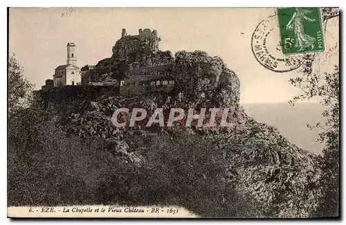 Cartes postales Eze la Chapelle et le Vieux Chateau