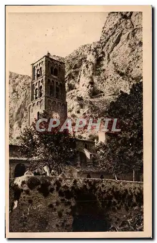 Cartes postales La Douce France Paysages et pierres de Provence le vieux clocher de Moustiers Sainte Marie