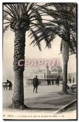 Cartes postales Nice Le Palais de la Jetee vu du Quai du Midi