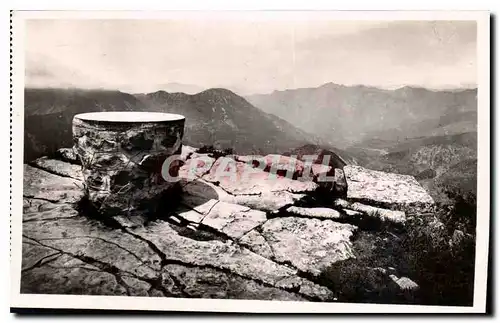 Cartes postales Peira Cava A M La Table d'Orientation et les Alpes