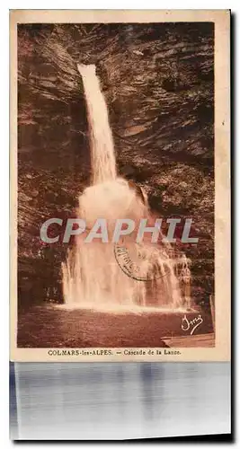 Cartes postales Colmars les Alpes Cascade de la Lance
