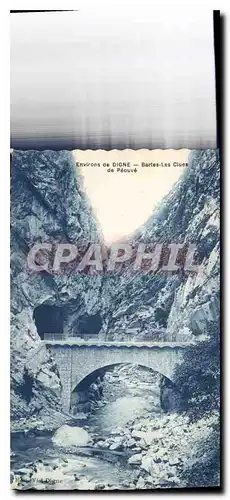 Cartes postales Environs de Digne Barles les Clues de Peouve