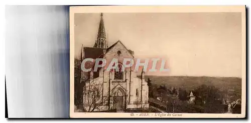 Ansichtskarte AK Agen L'Eglise des Carmes