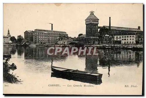 Ansichtskarte AK Corbeil Les Grands Moulins