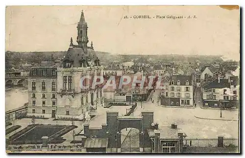 Cartes postales Corbeil Place Galigeani