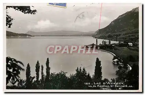 Cartes postales Lac d'Annecy vu de Menton St Bernard