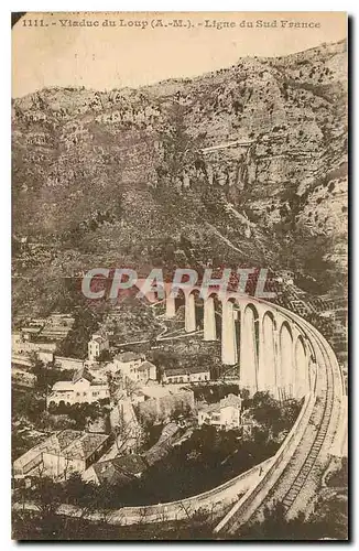 Ansichtskarte AK Viaduc du Loup A M Ligne du Sud France