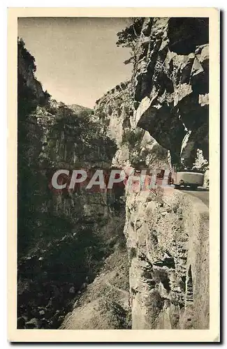 Cartes postales Les Gorges du Loup La route en corniche