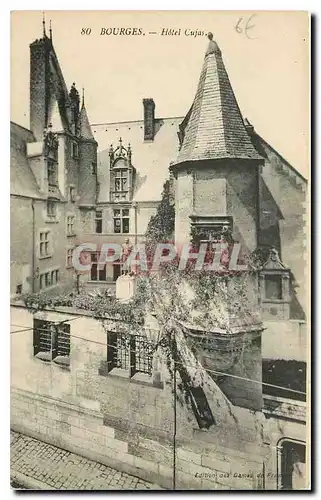 Cartes postales Bourges Hotel Cujas
