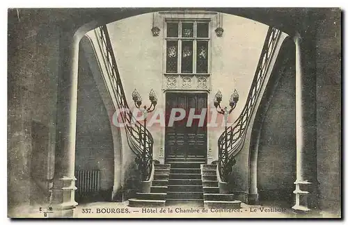 Cartes postales Bourges Hotel de la Chambre de Commerce Le Vestibule