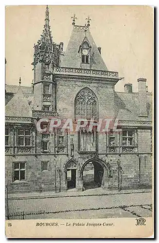 Cartes postales Bourges Le Palais Jacques Coeur