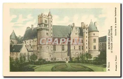 Ansichtskarte AK Bourges Cher Le Palais Jacques Coeur