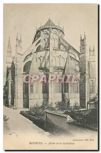 Cartes postales Bourges Abside de la Cahedrale