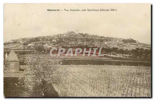 Cartes postales Sancerre Vue generale cot Sud Ouest
