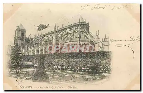 Cartes postales Bourges Abside de la Cathedrale