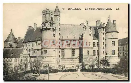 Cartes postales Bourges Le Palais Jacques Coeur