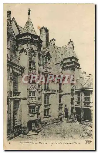 Cartes postales Bourges Escalier du Palais Jacques Coeur