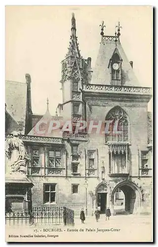 Cartes postales Bourges Entree du Palais de Jacques Coeur