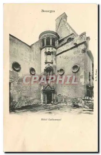 Cartes postales Bourges Hotel Lallemand