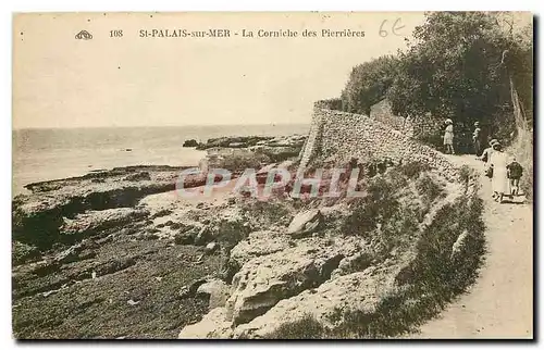 Ansichtskarte AK St Palais sur Mer La Corniche des Pierrieres