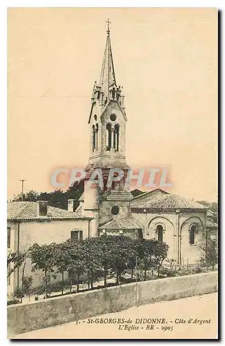 Ansichtskarte AK St Georges de Didonne Cote d'Argent L'Eglise
