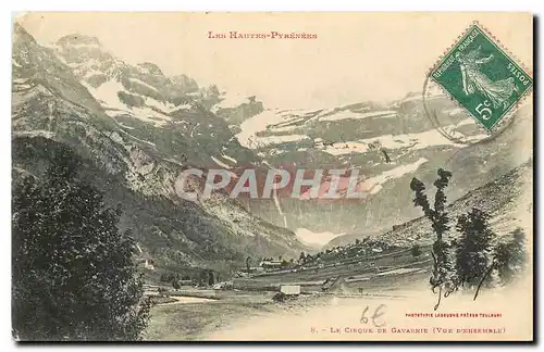 Cartes postales Les Hautes Pyrenees Le Cirque de Gavarnie Vue d'ensemble