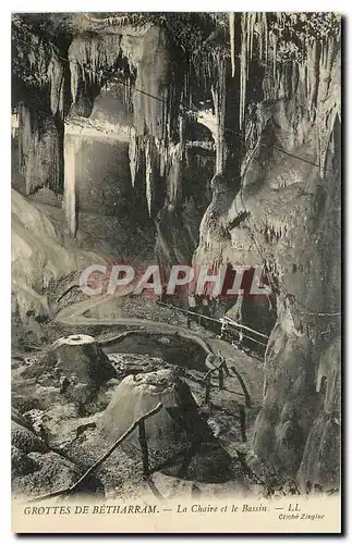 Ansichtskarte AK Grottes de Betharram La Chaire et le Bassin