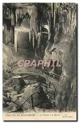 Cartes postales Grottes de Betharram La Chaire et le Bassin