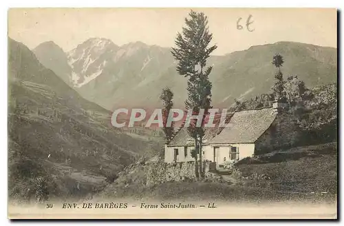 Cartes postales Env de Bareges Ferme Saint Justin