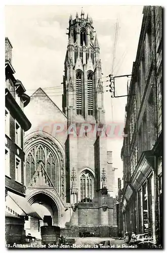 Ansichtskarte AK Arras L'Eglise Saint Jean Baptiste Tour et le Portail