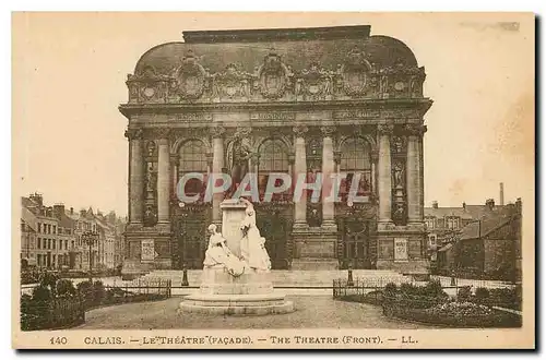 Cartes postales Calais Le Theatre Facade