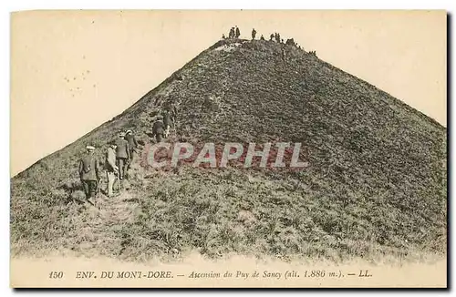 Ansichtskarte AK Env du Mont Dore Ascension du Puy de Sancy