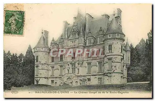 Cartes postales Bagnoles de l'Orne Le Chateau Goupil ou de la Roche Bagnoles