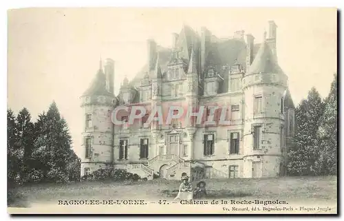 Cartes postales Bagnoles de L'Orne Chateau de la Roche Bagnoles