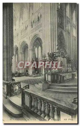 Cartes postales Cathedrale de Sees La Nef et le Choeur
