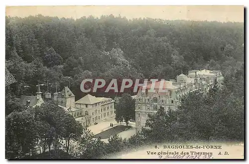 Cartes postales Bagnoles de l'Orne Vue generale des Thermes