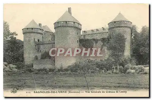 Ansichtskarte AK Bagnoles de l'Orne Environs Vue generale du Chateau de Lassay